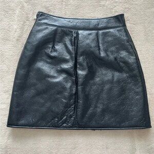 Emilio Pucci Black Textured Mini Skirt